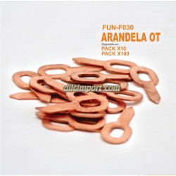 Arandela OT de cobre pack x...