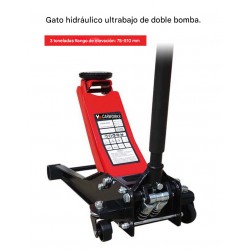 Gata lagarto doble pistón...